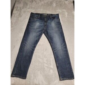 Signature By Levi Strauss & Co. Slim Fit Dark Denim Jeans Men's S37 (40x30)